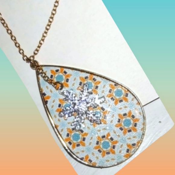 Groovy Leather Pendant with Dangling Charm of choice - Picture 8 of 17